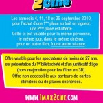 1Max2Ciné: le deuxième film gratuit pour les moins de 27 ans ! 1Max2Ciné: le deuxième film gratuit pour les moins de 27 ans !